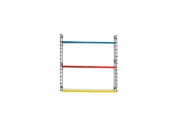 Wandrek Tomado 70x21x68cm - staal - multicolor