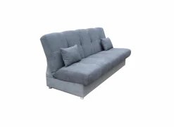 Zetelbed Alfa 2-zit - stof - grijs