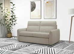 Zetelbed Milan 2 persoons - 195x95cm - stof - taupe