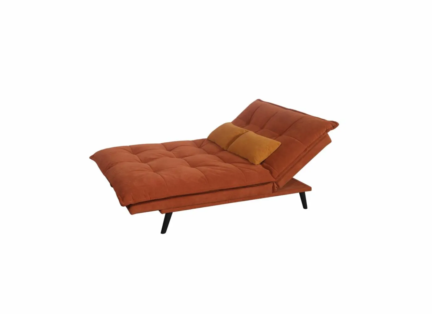 Zetelbed Nation 1 persoons - 193x89cm - stof - oranje