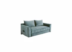 Zetelbed Rick 2-zit - stof - turquoise